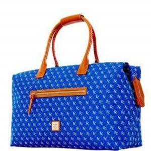 DOONEY & BOURKE KANSAS CITY DUFFLE WEEKENDER ROYALS BASEBALL ⚾ MAHOMES NWT MLB